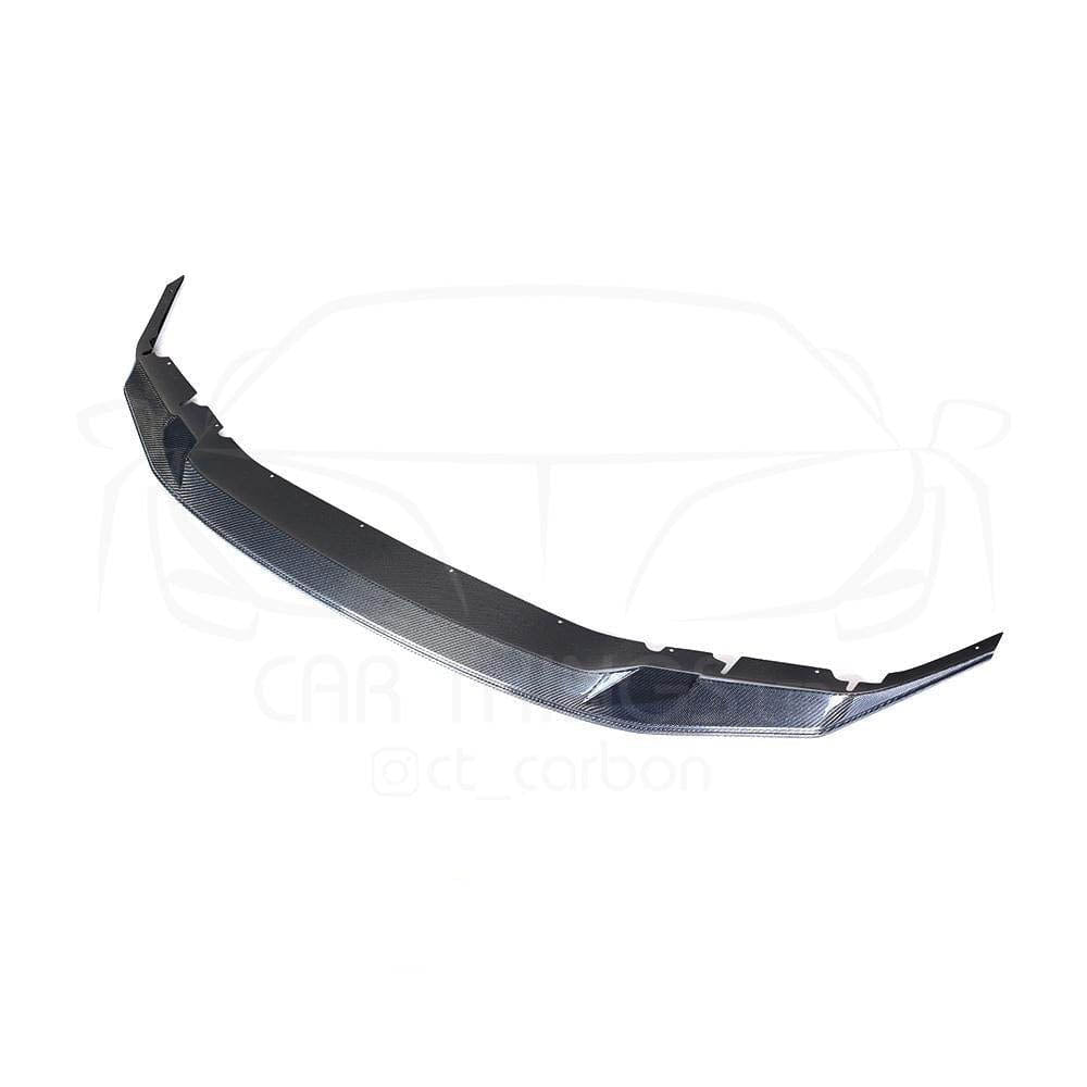 BMW M5 F90 CARBON FIBRE SPLITTER - GTS STYLE-Splitter-CT CARBON-CT Carbon - High-quality carbon fiber and gloss black aerodynamic parts for premium sports and luxury vehicles.