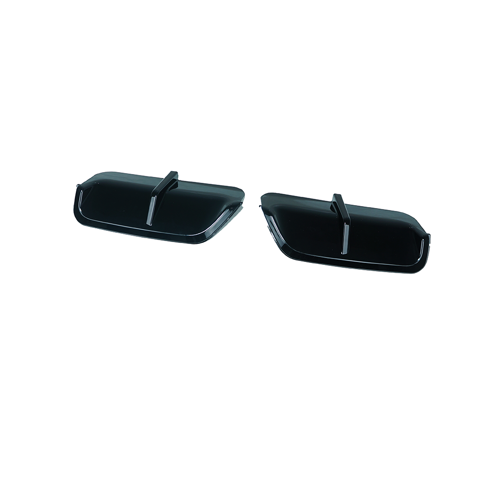 BMW U11 X1 2023+ GLOSS BLACK DIFFUSER SIDES-Accessories-BLAK BY CT-CT Carbon - High-quality carbon fiber and gloss black aerodynamic parts for premium sports and luxury vehicles.