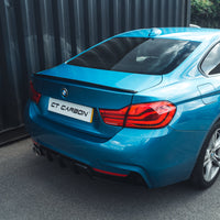 BMW SÉRIE 4 F32 KIT COMPLET NOIR BRILLANT (DOUBLE ÉCHAPPEMENT) - STYLE MP - BLAK BY CT CARBON