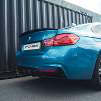 BMW SÉRIE 4 F32 KIT COMPLET NOIR BRILLANT (DOUBLE ÉCHAPPEMENT) - STYLE MP - BLAK BY CT CARBON