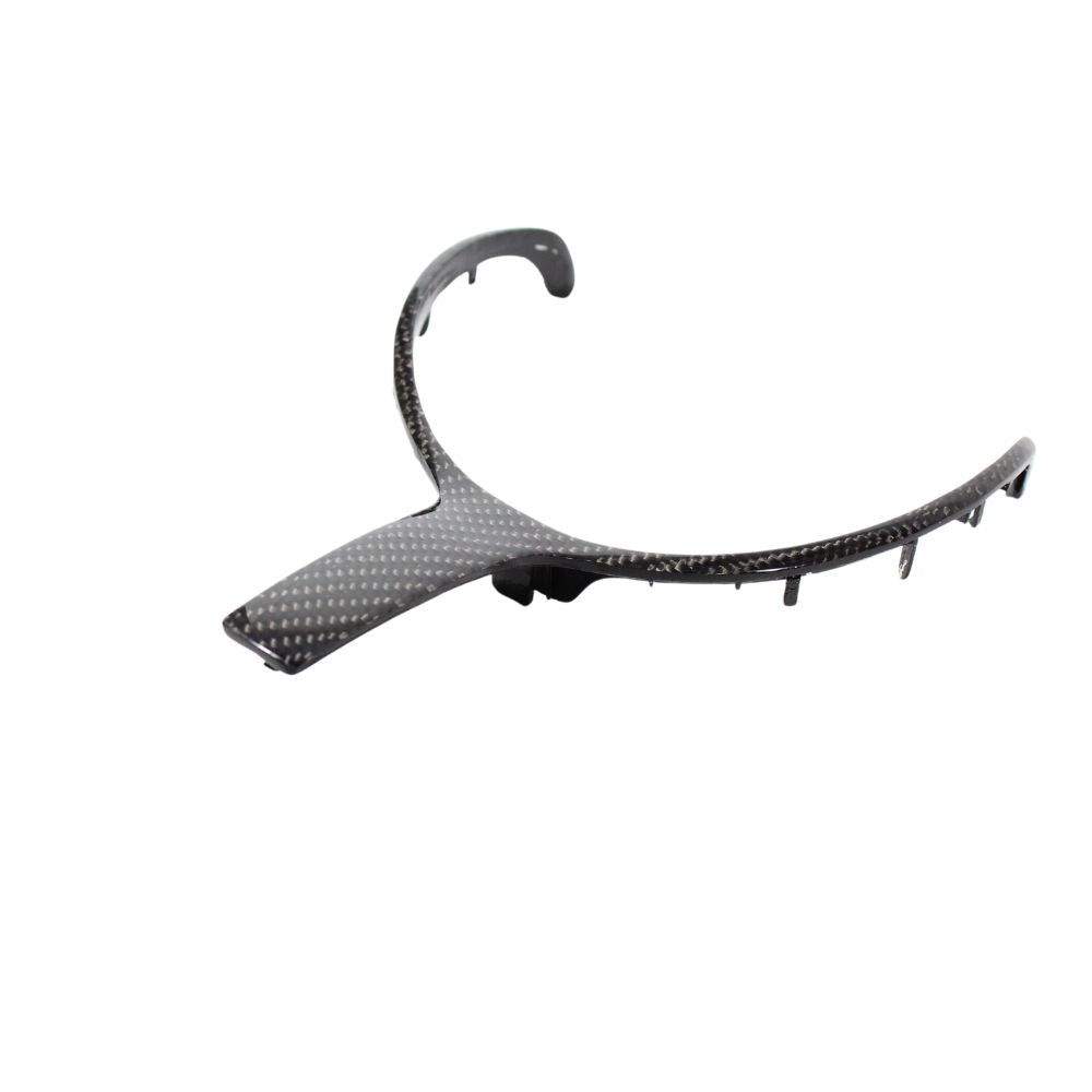 BMW M SPORT Fxx CARBON FIBRE STEERING WHEEL TRIM (2012-2019)-Accessories-CT CARBON-CT Carbon - High-quality carbon fiber and gloss black aerodynamic parts for premium sports and luxury vehicles.