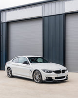 BMW 4 SERIES F32/F33/F36 GLOSS BLACK SPLITTER - MP STYLE - BLAK BY CT CARBON