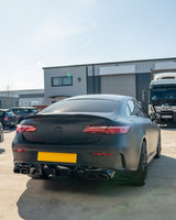MERCEDES C238 2017-2020 E-CLASS COUPE QUAD TIP DIFFUSER
