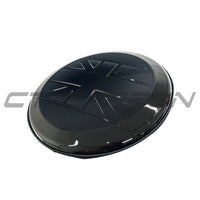 LAND ROVER DEFENDER L663 110 & 90 GLOSS BLACK SPARE WHEEL COVER - V2
