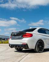 COUVERCLE DE COFFRE EN FIBRE DE CARBONE BMW M2 / M2C F87 & F22 SÉRIE 2 - STYLE MP