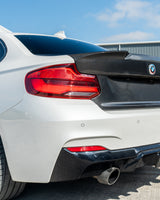 COUVERCLE DE COFFRE EN FIBRE DE CARBONE BMW M2 / M2C F87 & F22 SÉRIE 2 - STYLE MP