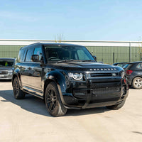 LAND ROVER DEFENDER L663 110 & 90 FRONT AND REAR GLOSS BLACK MIDDLE TRIM PACK-Kit-BLAK BY CT-CT Carbon - High-quality carbon fiber and gloss black aerodynamic parts for premium sports and luxury vehicles.