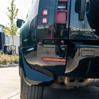 LAND ROVER DEFENDER L663 110 & 90 FRONT AND REAR GLOSS BLACK MIDDLE TRIM PACK-Kit-BLAK BY CT-CT Carbon - High-quality carbon fiber and gloss black aerodynamic parts for premium sports and luxury vehicles.