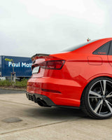AUDI A3 S3 RS3 8V SALOON CARBON FIBRE SPOILER - V STYLE