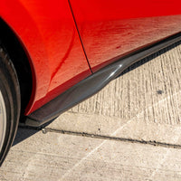 FERRARI 812 SUPERFAST & GTS 2017-2024 CARBON FIBRE SIDE SKIRTS - OE STYLE