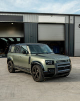 LAND ROVER DEFENDER L663 90 GARDE-BOUE À ARC LARGE NOIR BRILLANT