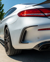 MERCEDES W205 C63 & C63S COUPE 2DR PARE-CHOC ARRIÈRE CANARDS EN FIBRE DE CARBONE