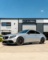 MERCEDES C63 W205 COUPE CARBON FIBRE SPLITTER - B-STYLE