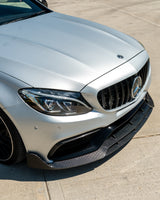 MERCEDES C63 W205 COUPE CARBON FIBRE SPLITTER - B-STYLE