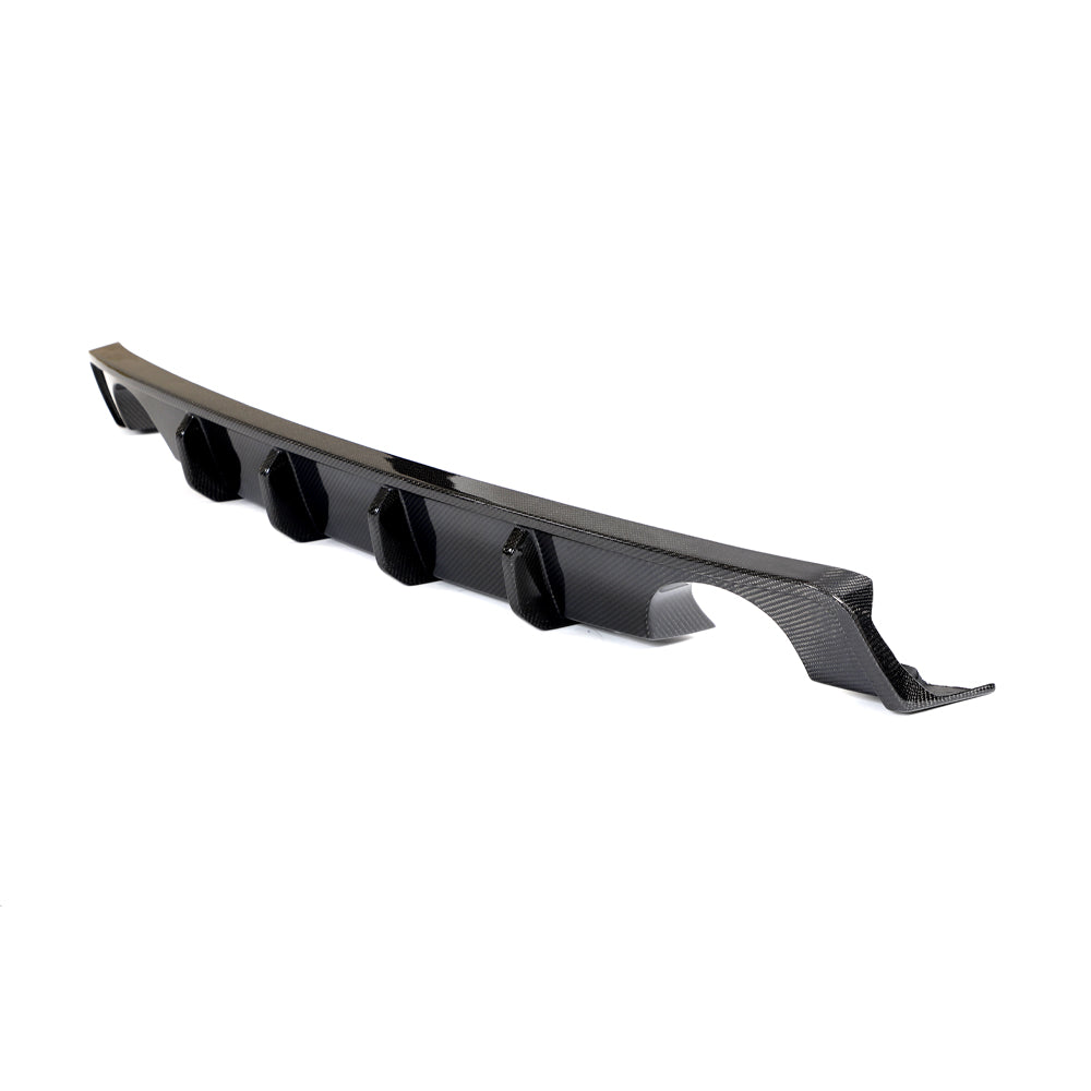HYUNDAI i30N CARBON FIBRE DIFFUSER (PRE-FACELIFT) - CT DESIGN-Splitter-CT CARBON-CT Carbon - High-quality carbon fiber and gloss black aerodynamic parts for premium sports and luxury vehicles.