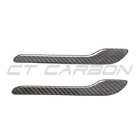 TESLA MODEL 3 & Y 2017+ CARBON FIBRE HANDLE COVERS-Accessories-CT CARBON-CT Carbon - High-quality carbon fiber and gloss black aerodynamic parts for premium sports and luxury vehicles.