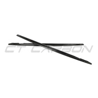 VW GOLF MK8 2020+ R CARBON FIBRE SIDE SKIRTS - V2