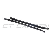 PORSCHE 992 CARRERA 2018+ CARBON FIBRE SIDE SKIRTS V2