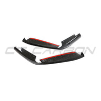 PORSCHE 992 CARRERA 2018-2024 CARBON FIBRE CORNER SPLITTERS