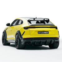 LAMBORGHINI URUS CARBON FIBRE ROOF SPOILER - CT DESIGN-Spoiler-CT CARBON-CT Carbon - High-quality carbon fiber and gloss black aerodynamic parts for premium sports and luxury vehicles.