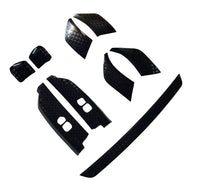 ENSEMBLE DE GARNITURES ANTI-RAYURES NOIR BRILLANT POUR LAND ROVER DEFENDER L663 90