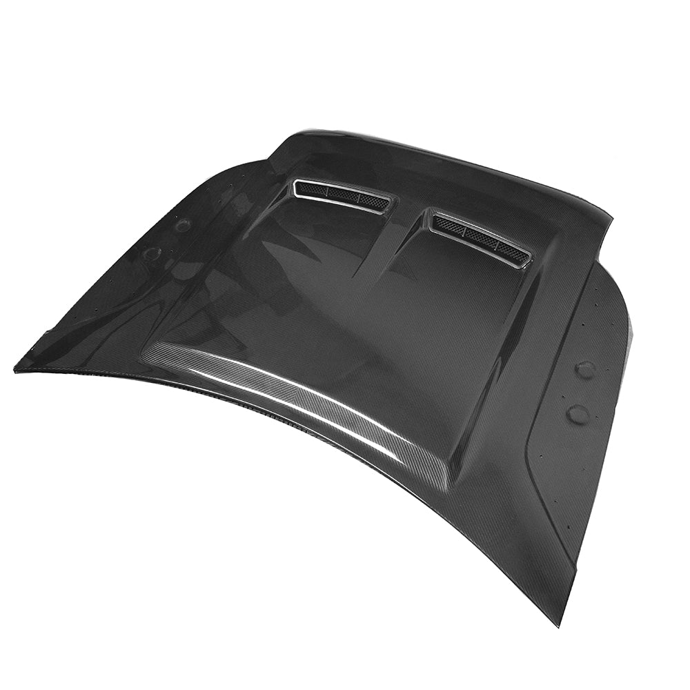 LAND ROVER DEFENDER L663 90/110/130 CARBON FIBRE SV STYLE HOOD/BONNET-Bonnet-CT CARBON-CT Carbon - High-quality carbon fiber and gloss black aerodynamic parts for premium sports and luxury vehicles.