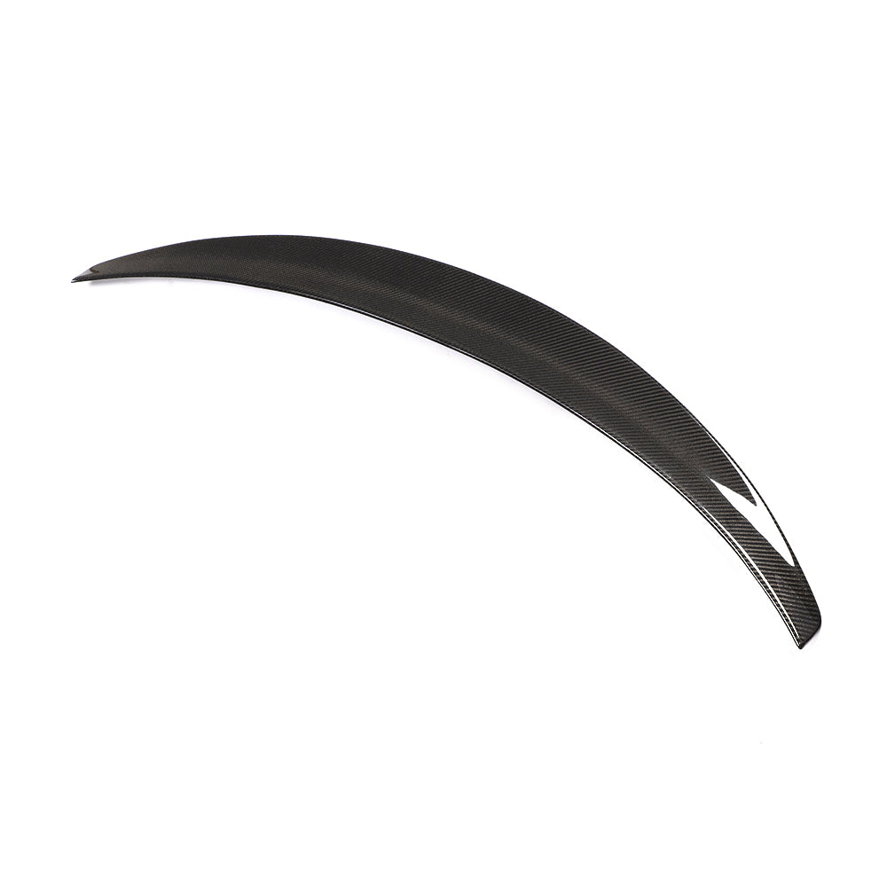 TESLA MODEL 3 2017-2023 CARBON FIBRE SPOILER - V3-Spoiler-CT CARBON-CT Carbon - High-quality carbon fiber and gloss black aerodynamic parts for premium sports and luxury vehicles.