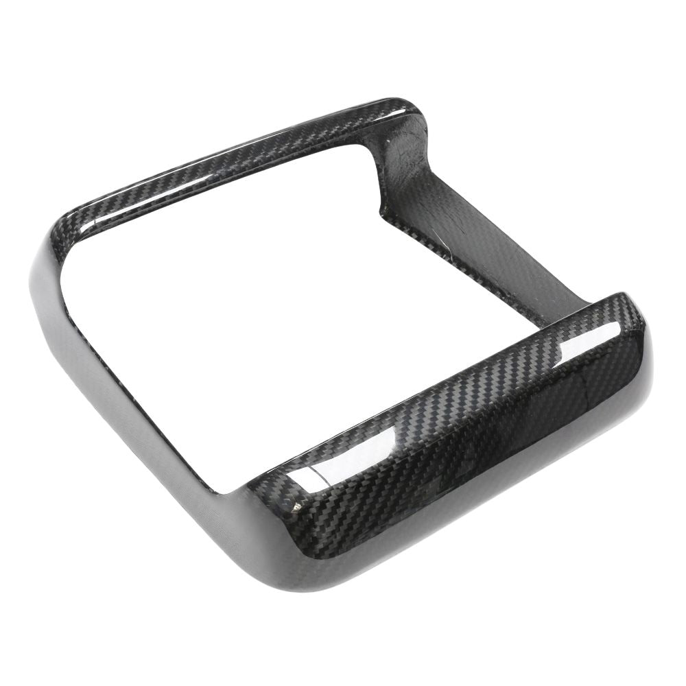 TESLA MODEL S 2021+ CARBON FIBRE REAR SCREEN ADD ON-Accessories-CT CARBON-CT Carbon - High-quality carbon fiber and gloss black aerodynamic parts for premium sports and luxury vehicles.