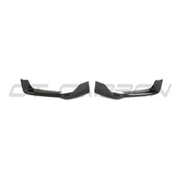 PORSCHE 992 CARRERA 2018-2024 CARBON FIBRE CORNER SPLITTERS