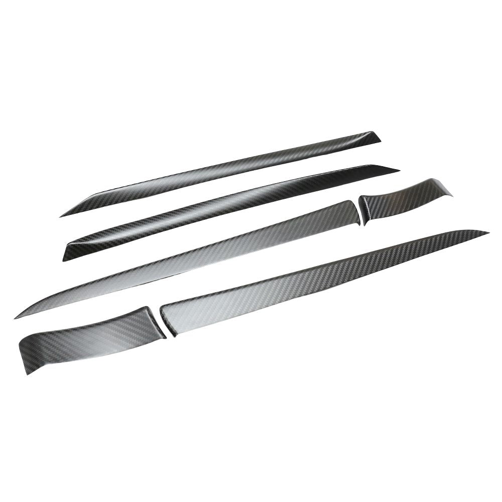 TESLA MODEL S 2021+ MATTE CARBON FIBRE DOOR TRIM ADD ON-Accessories-CT CARBON-CT Carbon - High-quality carbon fiber and gloss black aerodynamic parts for premium sports and luxury vehicles.