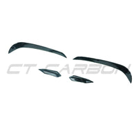 VOLKSWAGEN GOLF R MK7 2013-2017 GLOSS BLACK CANARDS
