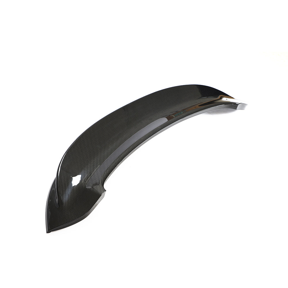 PORSCHE 992 CARRERA/GTS/TARGA 2018+ CARBON FIBRE REPLACEMENT DUCKTAIL SPOILER-Spoiler-CT CARBON-CT Carbon - High-quality carbon fiber and gloss black aerodynamic parts for premium sports and luxury vehicles.