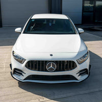 MERCEDES CLASSE A V177 & W177 2018-2022 SPLITTER NOIR BRILLANT ET CANARDS