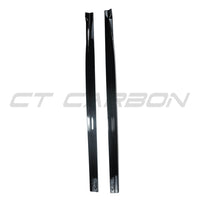BAS DE CAISSE LATÉRAUX NOIRS BRILLANTS POUR MERCEDES CLASSE A W177 & V177 2018+