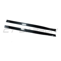 BAS DE CAISSE LATÉRAUX NOIRS BRILLANTS POUR MERCEDES CLASSE A W177 & V177 2018+
