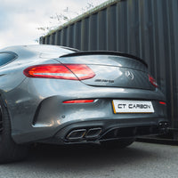 DIFFUSEUR ET CONSEILS NOIR BRILLANT MERCEDES CLASSE C COUPÉ W205