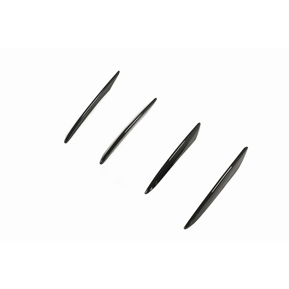 MERCEDES C238 2017-2020 E-CLASS COUPE FRONT GRILLE TRIM-Accessories-BLAK BY CT-CT Carbon - High-quality carbon fiber and gloss black aerodynamic parts for premium sports and luxury vehicles.