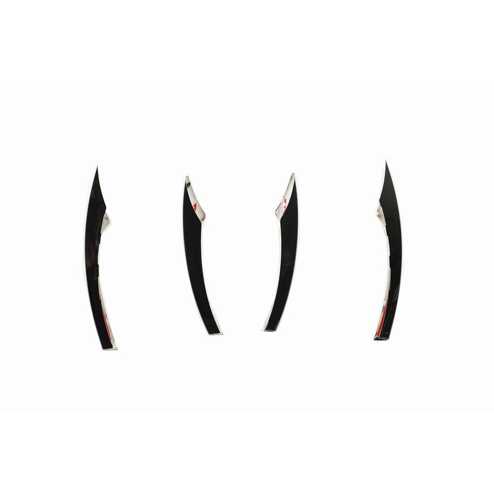 MERCEDES C238 2020+ E-CLASS COUPE FACELIFT FRONT GRILLE TRIM-Accessories-BLAK BY CT-CT Carbon - High-quality carbon fiber and gloss black aerodynamic parts for premium sports and luxury vehicles.