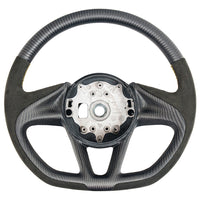 MCLAREN CARBON FIBRE & ALCANTARA CUSTOM STEERING WHEEL-Custom Steering Wheels-CT CARBON-CT Carbon - High-quality carbon fiber and gloss black aerodynamic parts for premium sports and luxury vehicles.