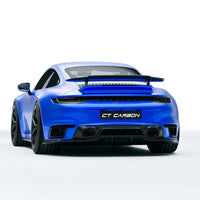 DIFFUSEUR EN FIBRE DE CARBONE PORSCHE 911 (992) TURBO S - CT DESIGN