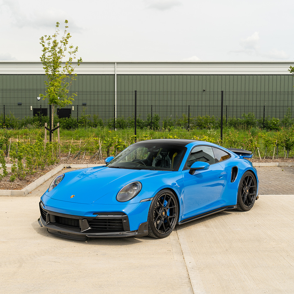 PORSCHE 911 (992) TURBO S CARBON FIBRE FULL KIT - CT DESIGN-Kit-CT Carbon-CT Carbon - High-quality carbon fiber and gloss black aerodynamic parts for premium sports and luxury vehicles.