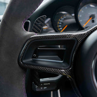 PORSCHE 911/CAYMAN/BOXSTER/CAYENNE/MACAN 2013+ MAGNETIC CARBON FIBRE PADDLES