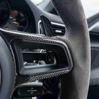 PORSCHE 911/CAYMAN/BOXSTER/CAYENNE/MACAN 2013+ MAGNETIC CARBON FIBRE PADDLES
