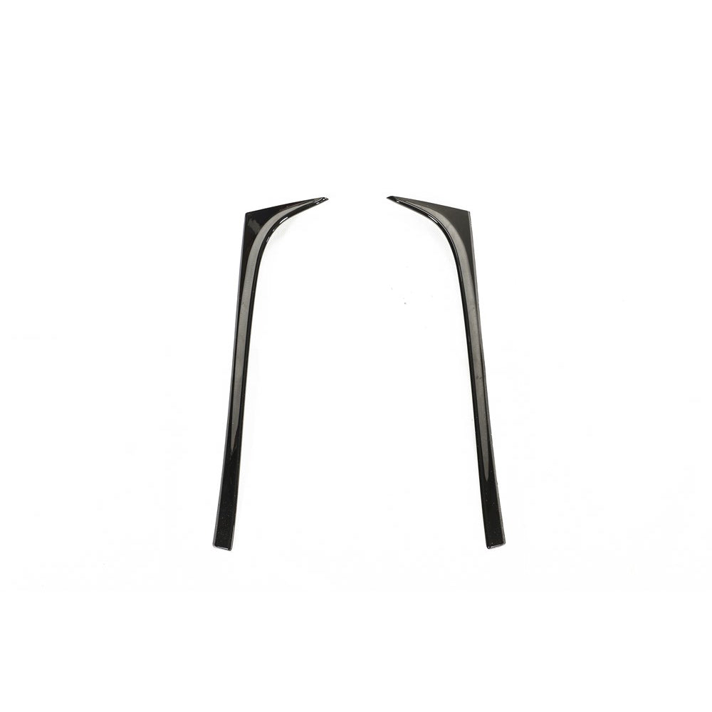 VOLKSWAGEN POLO MK6 GLOSS BLACK REAR WINDOW TRIM-Accessories-BLAK BY CT-CT Carbon - High-quality carbon fiber and gloss black aerodynamic parts for premium sports and luxury vehicles.