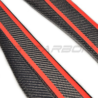 VW GOLF GTD/GTI MK7/7.5 2014-2020 JUPES LATÉRALES EN FIBRE DE CARBONE