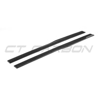 VW GOLF R MK7/7.5 2014-2020 JUPES LATÉRALES EN FIBRE DE CARBONE