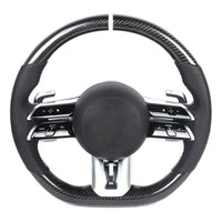 MERCEDES BENZ 2022+ AMG CARBON FIBRE / ALCANTARA CUSTOM STEERING WHEEL