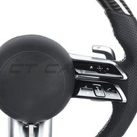MERCEDES BENZ 2022+ AMG CARBON FIBRE / ALCANTARA CUSTOM STEERING WHEEL