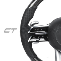 MERCEDES BENZ 2022+ AMG CARBON FIBRE / ALCANTARA CUSTOM STEERING WHEEL