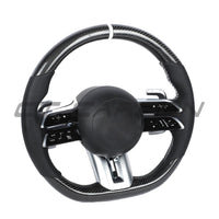 MERCEDES BENZ 2022+ AMG CARBON FIBRE / ALCANTARA CUSTOM STEERING WHEEL